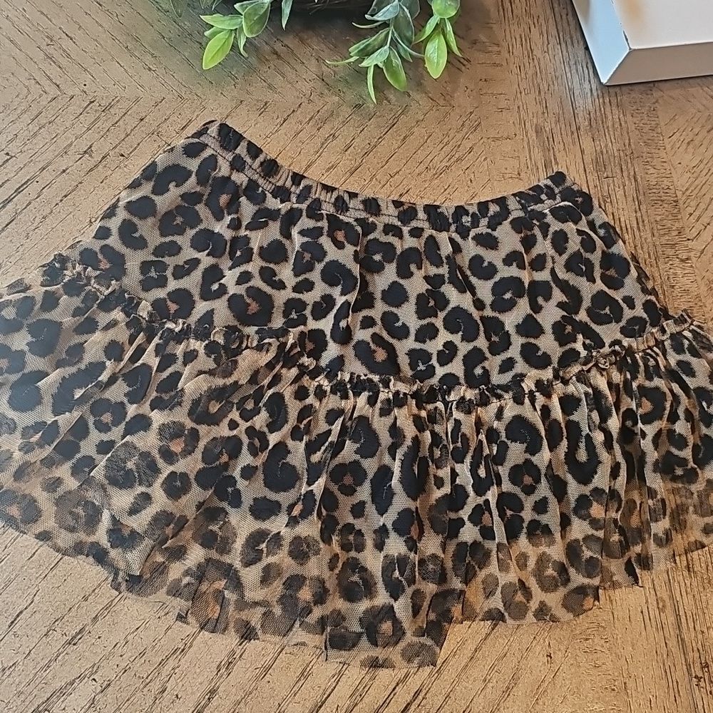 Leopard Print Tutu Size 4T